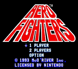 Aero Fighters screenshot 4 for Super Nintendo